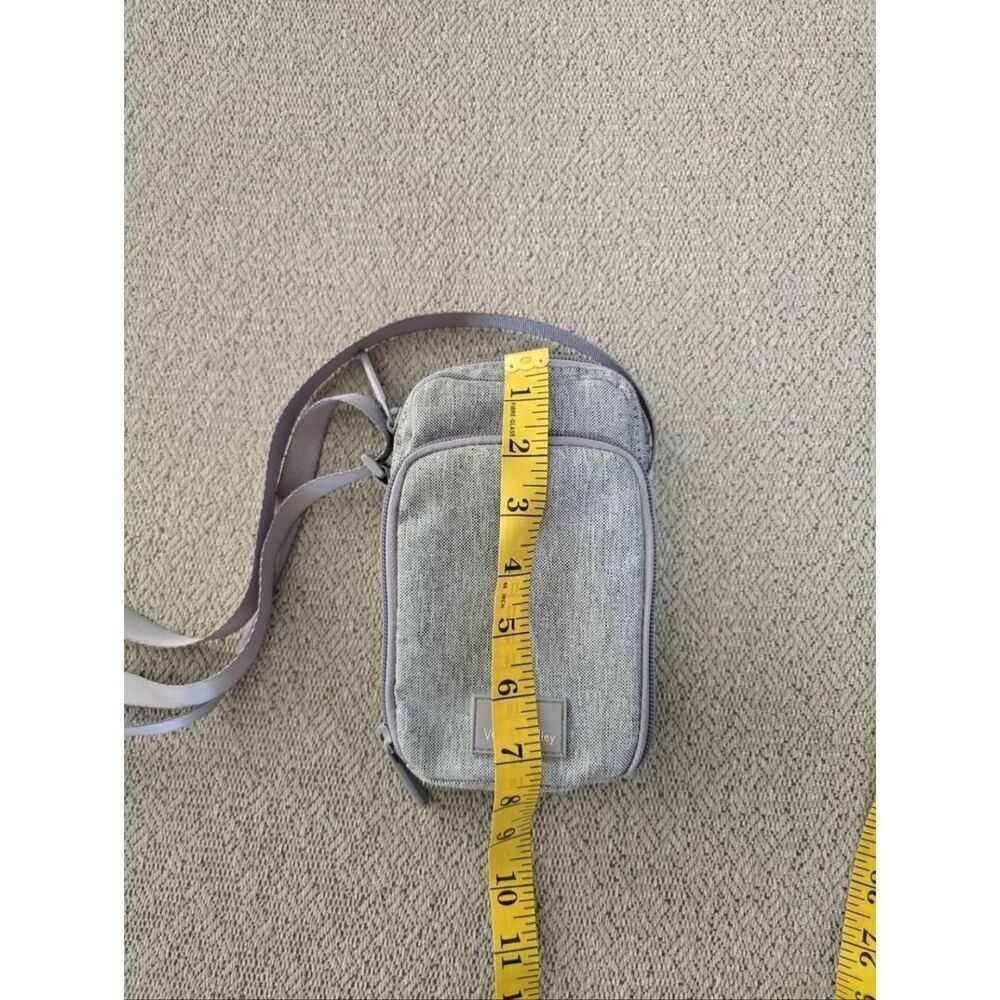 Vera Bradley Heather Gray Mini Hipster Crossbody Bag - Picture 8 of 9